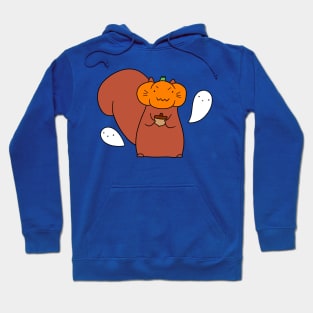 Ghost Pumpkin Squirrel Hoodie